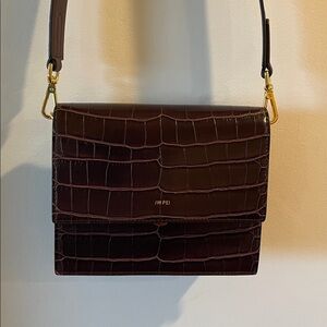 JW PEI Burgundy Mini Flap Crossbody / Shoulder Bag NWOT!